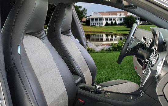 alcantara custom seat covers view