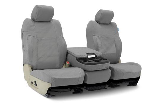 polycotton drill custom seat covers folded
