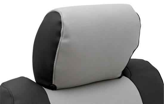 premium leatherette custom seat covers headrest