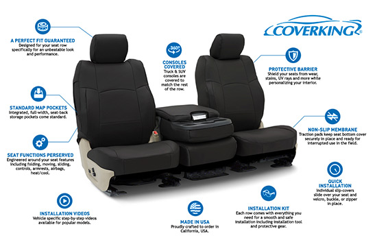 rhinohide custom seat covers features