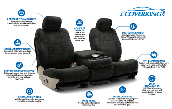 snuggleplush custom seat covers features