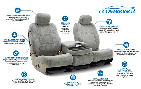 snuggleplush custom seat covers features
