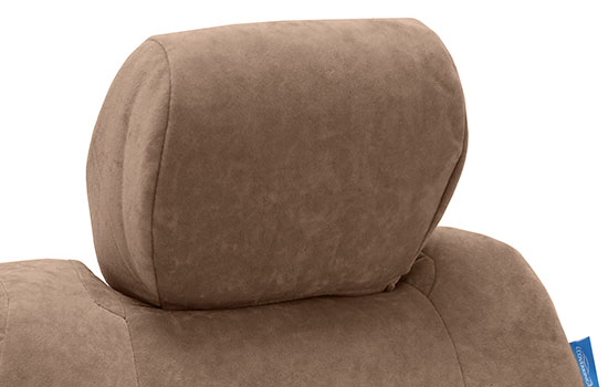 suede custom seat covers headrest