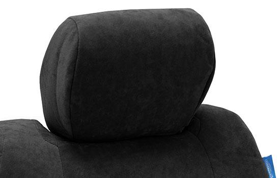 suede custom seat covers headrest