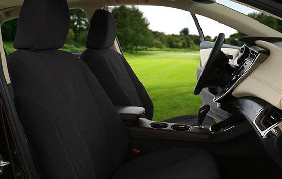 suede custom seat covers view