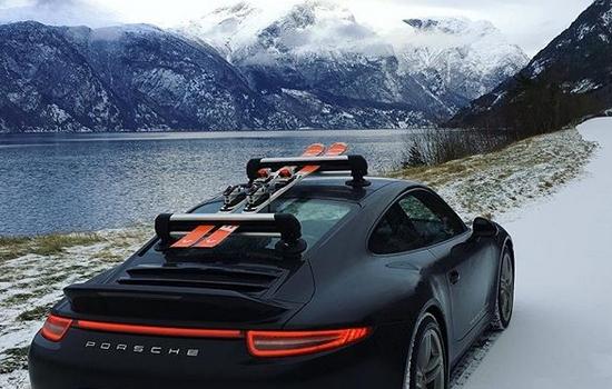 Sea Sucker Ski Rack porsche