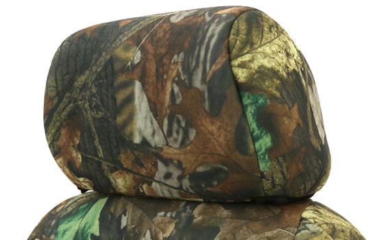 realtree custom seat covers headrest