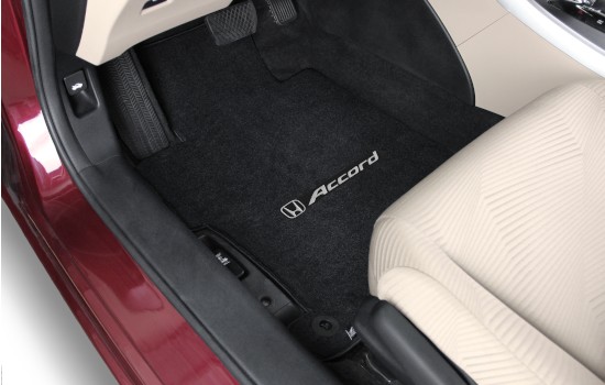 Honda Accord Logo Velourtex Mats Driver