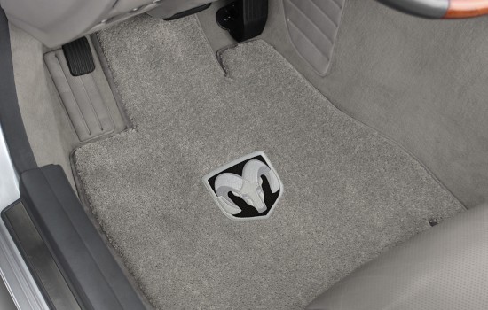 Ram Head Luxe Mats Grey Driver