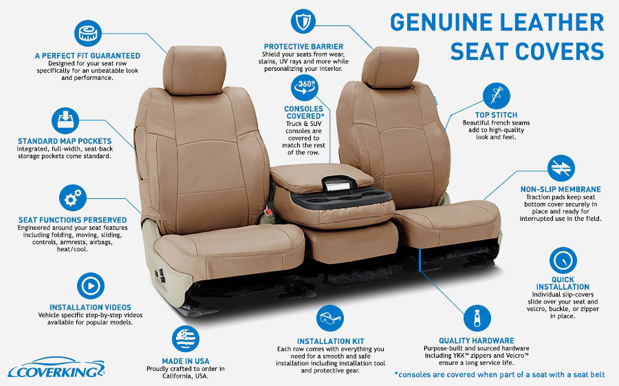 Luxury Car Seat Covers, Leather Covers